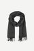 Écharpe en laine et cachemire recyclés | noir "accola maxi scarf black" - Samsoe Samsoe