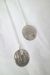 Collier médaillon en argent recyclé - oval pendant necklace - Wild fawn