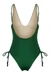 Maillot une pièce en matière recyclée | vert "marmara green une pièce" - Nénés Paris - 9