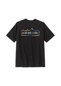 T-shirt imprimé en matières recyclées | noir "unity fitz responsibili-tee ink black"