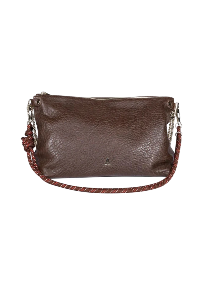 Sac à main cuir tannage végétal | marron "mallow - brun h25" - Craie Studio