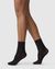 Chaussettes noires à motifs en recyclé - maja black