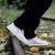 Chaussure en sansaho cuir blanc / gris / rose - O.T.A - 6