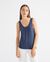 Débardeur bleu marine en chanvre et coton bio - hemp tank top