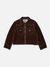 Blouson en cuir certifié | marron "anja western suede jacket bruno"