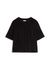 T-shirt noir velours en coton bio - maarli black - Armedangels - 5