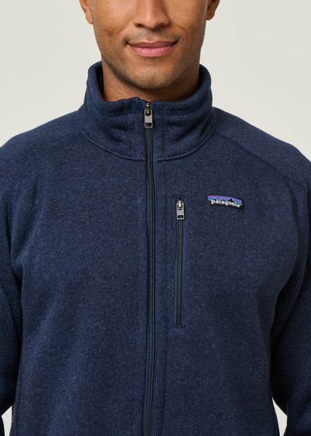 Veste polaire en matière recyclé | bleu marine "better sweater jkt new navy" - Patagonia