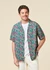 Chemise en ecovero | vert "asis percales tigris aloha shirt light green" - Brava Fabrics