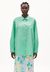 Chemise longue vert clair en coton bio - ealgaa bright lime