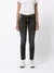 Jean skinny en coton bio - noir "skinny lin worn black" - Nudie Jeans