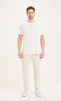 Pantalon ample écru en coton bio - bob