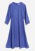 Robe mi-longue violette en tencel - maarlena vibrant violet