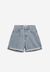 Short en jean en coton bio | gris "sheaari warm grey"