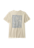 T-shirt imprimé en matières recyclées | écru "strataspire responsibili-tee - birch white"