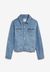 Veste en jean en coton bio - velitaa stormy blue