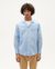Chemise en coton bio | bleu "sky nascar shirt blue" - Thinking Mu