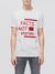 T-shirt imprimé blanc en coton bio - anders facts not stories