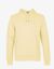 Sweat à capuche jaune clair en coton bio- soft yellow