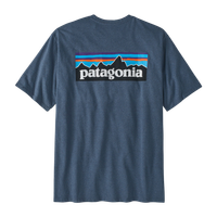 T-shirt imprimé en matières recyclées | bleu "p-6 logo responsibili-tee utility blue"