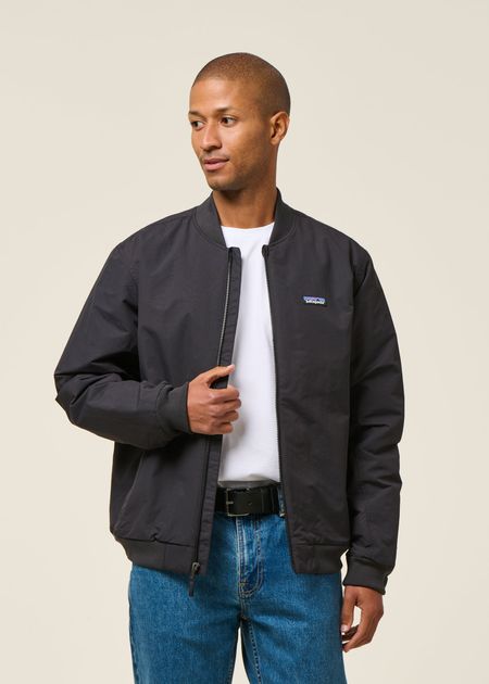 Blouson en matière recyclée | noir "isthmus deck jkt - inbk" - Patagonia