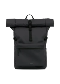 Sac à dos 34l en matière recyclée | noir "stream rolltop backpack l - black"