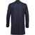 Manteau long bleu nuit en laine recyclé et polyester - wool coat - Knowledge Cotton Apparel - 7
