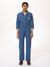 Combinaison style workwear bleue en coton bio - freya boiler suit french twill denim