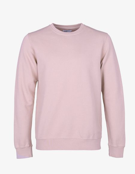 Sweat rose en coton bio - faded pink