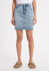 Jupe en jean bleue en coton bio - aava