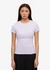 T-shirt côtelé en coton biologique | violet "organic rib ss t-shirt - soft lavender" - Colorful Standard