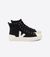 Baskets montantes en coton bio | noir "wata ii canvas black pierre" - Veja - 1