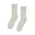 Chaussettes hautes grises en coton bio - limestone grey