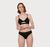 String en tencel | noir "soft touch thong black"