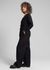 Combinaison longue en tencel | noir "wrap jumpsuit farsta black" - Dedicated