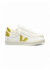 Baskets en cuir chromefree et suède | blanc et jaune "campo extra-white liquor"