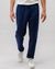Pantalon droit en coton biologique | bleu "comfort chino cotton pants navy - navy"