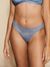 String bleu en matière recyclée - emma string blue