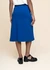 Jupe mi-longue en coton biologique | bleu "baiza-gots skirt - indigo blue" - SKFK