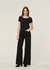 Jean ample en coton bio et recyclé | noir "sara high loose nero" - Mud Jeans