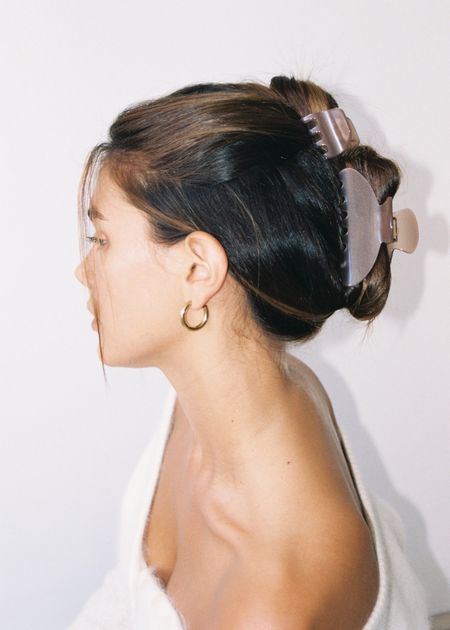 Pince à cheveux en matériaux recyclés | rose "mini nova - daydream" - Jickie