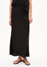 Jupe longue en tencel | noir "milajaana black"