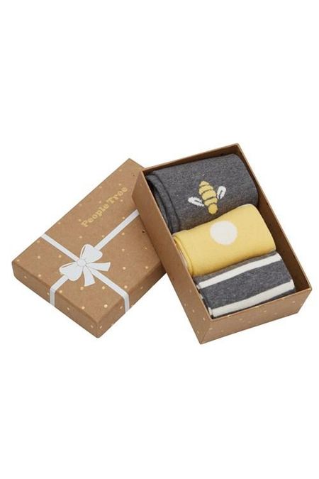 Pack 3 paires de chaussettes en coton bio - bee