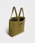 Sac cabas olive en velours de coton bio | "olive tote bag" - Wouf