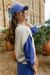 Casquette violette en coton bio - yenaas bold vibrant violet