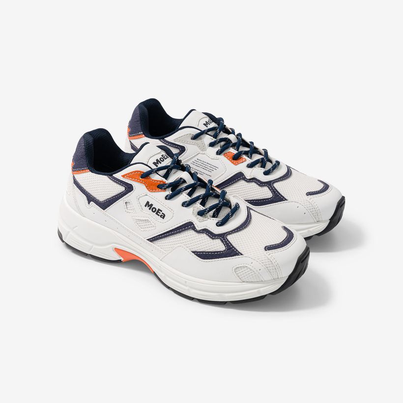 Baskets vegan | gen8 - orange x mushroom - blue orange - white & blue - Moea