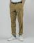 Pantalon droit camel en velours de coton bio