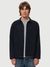 Veste canva marine en coton bio - buddy classic chore jacket - navy