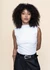 Top sans manches en coton bio | blanc "rafo white"