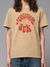 T-shirt marron avec logo en coton bio - roy sunshine ark faded sun - Nudie Jeans - 1