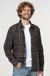 Chemise en flanelle à carreaux en coton bio - larch forrest night